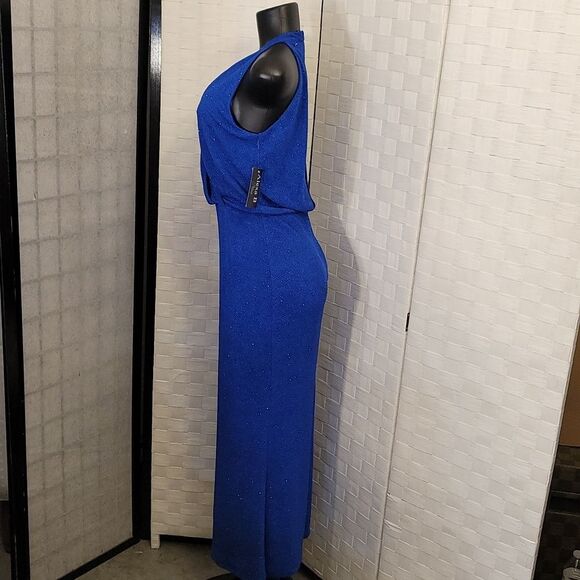 BRAND NEW ALEXA B SPARLING DRAPER V-NECK SILHOUETTE EVENING DRESS - Picture 12 of 12